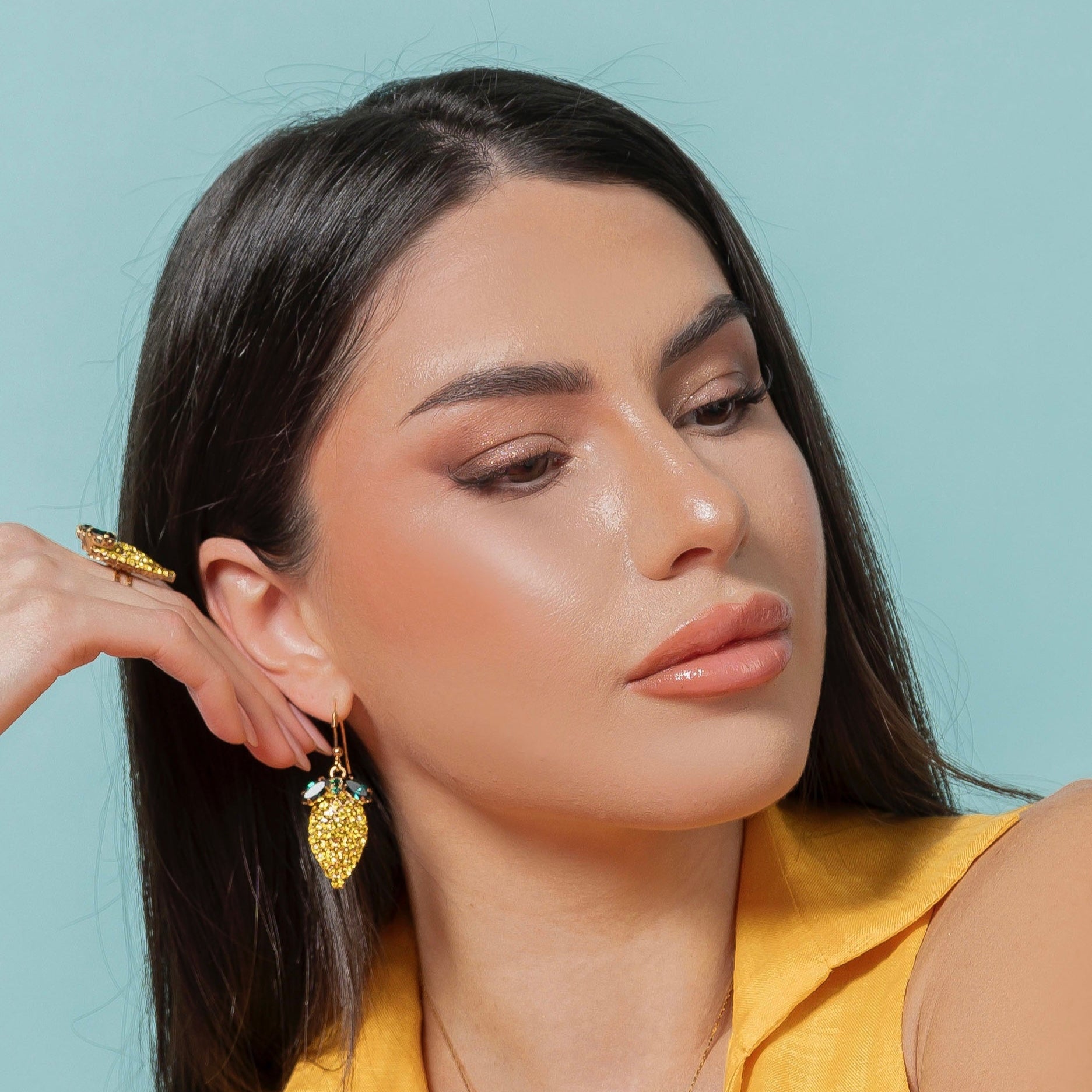 Orecchini Limone - Nanà Positano