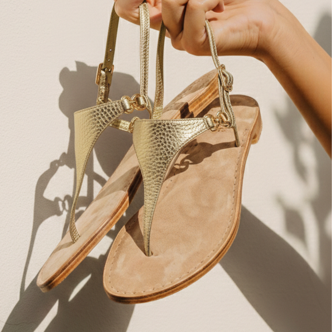 Sandali Positano Chiara - Nanà Positano | Sandali Artigianali Di Lusso 100% Made In Positano