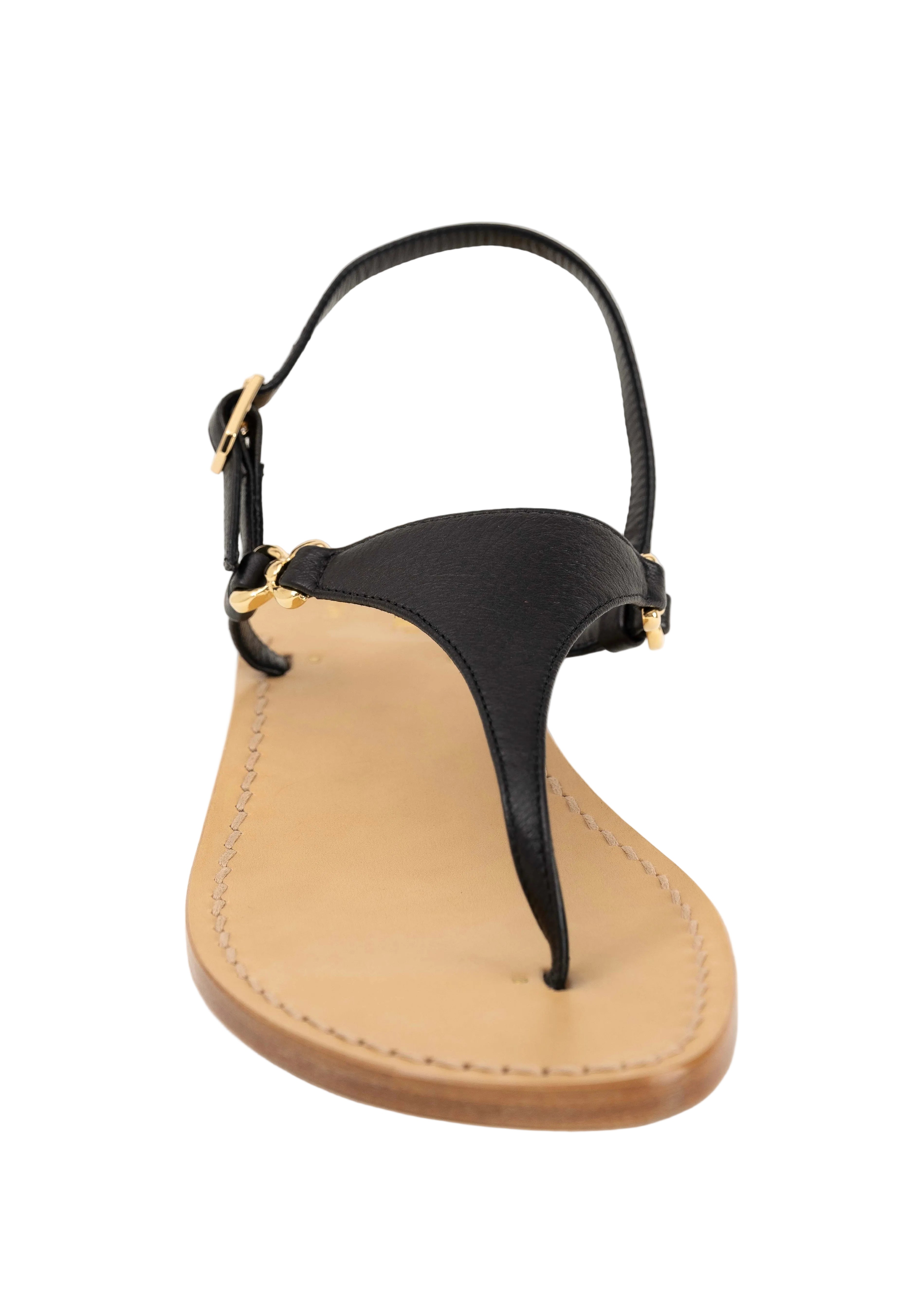 Sandali Positano Serena (Vera pelle di Cervo ) - Nanà Positano | Sandali Artigianali Di Lusso 100% Made In Positano