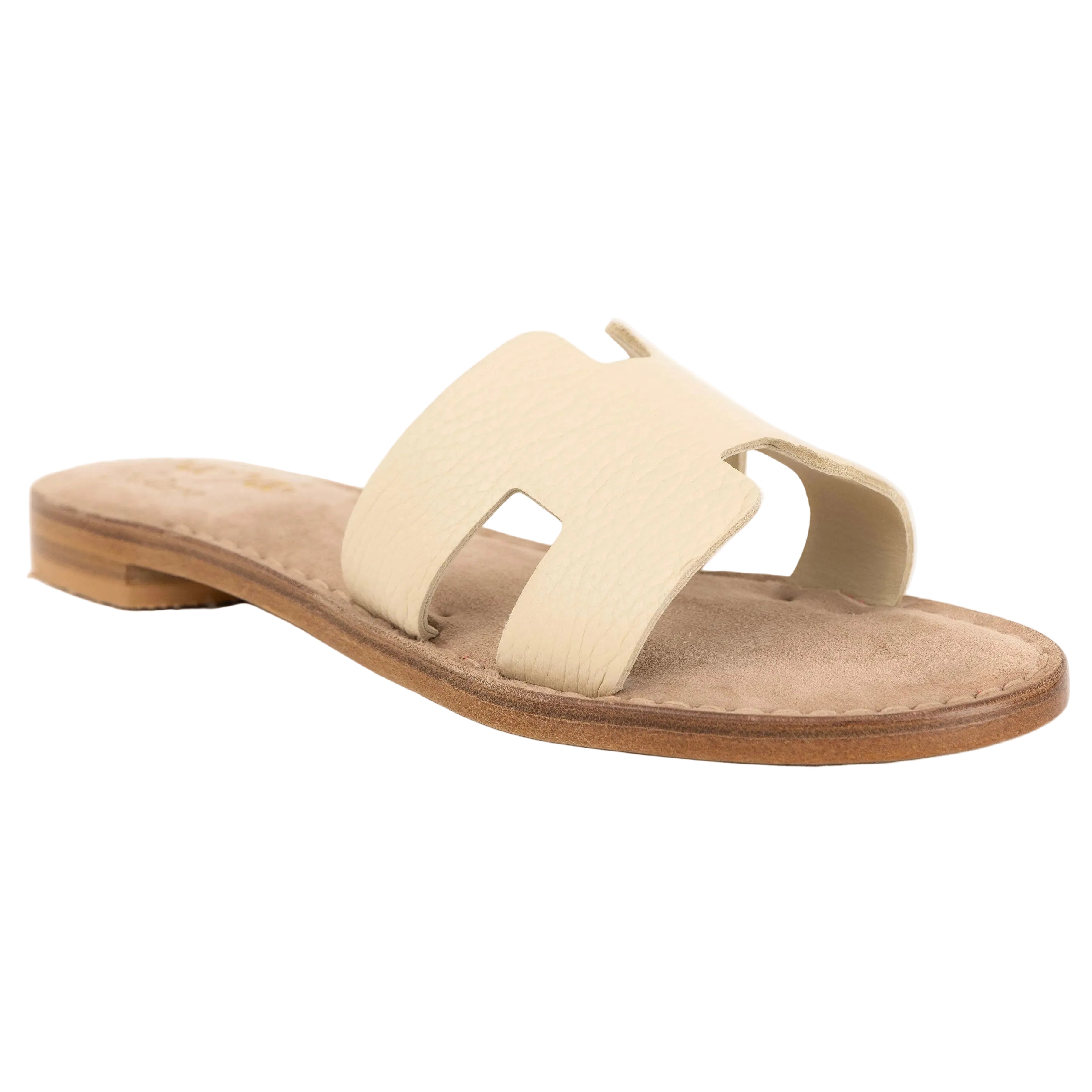 Sandali Positano Deva (Pelle di Cervo) - Nanà Positano | Sandali Artigianali Di Lusso 100% Made In Positano