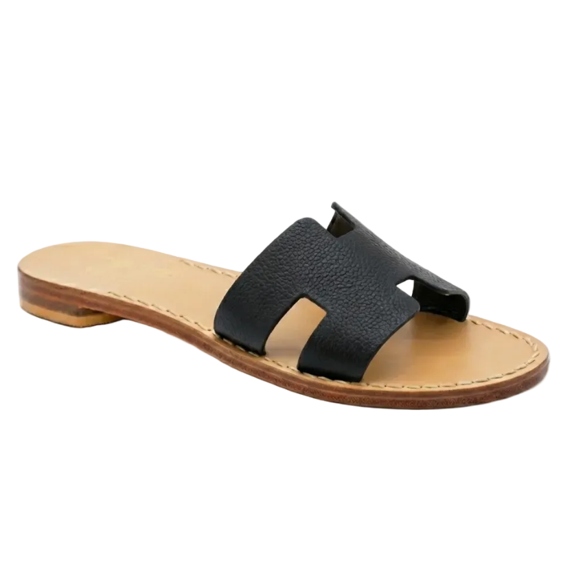 Sandali Positano Persefone (Pelle Di Cervo) - Nanà Positano | Sandali Artigianali Di Lusso 100% Made In Positano