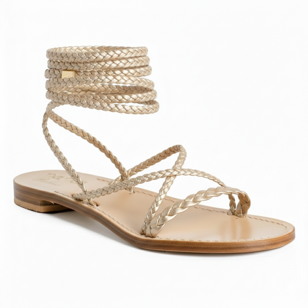 Sandali Positano Nicoletta - Nanà Positano | Sandali Artigianali Di Lusso 100% Made In Positano