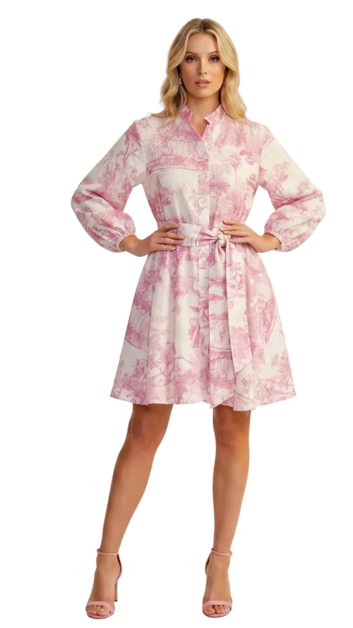 Audrey Long Positano Dress in Pure White Linen 