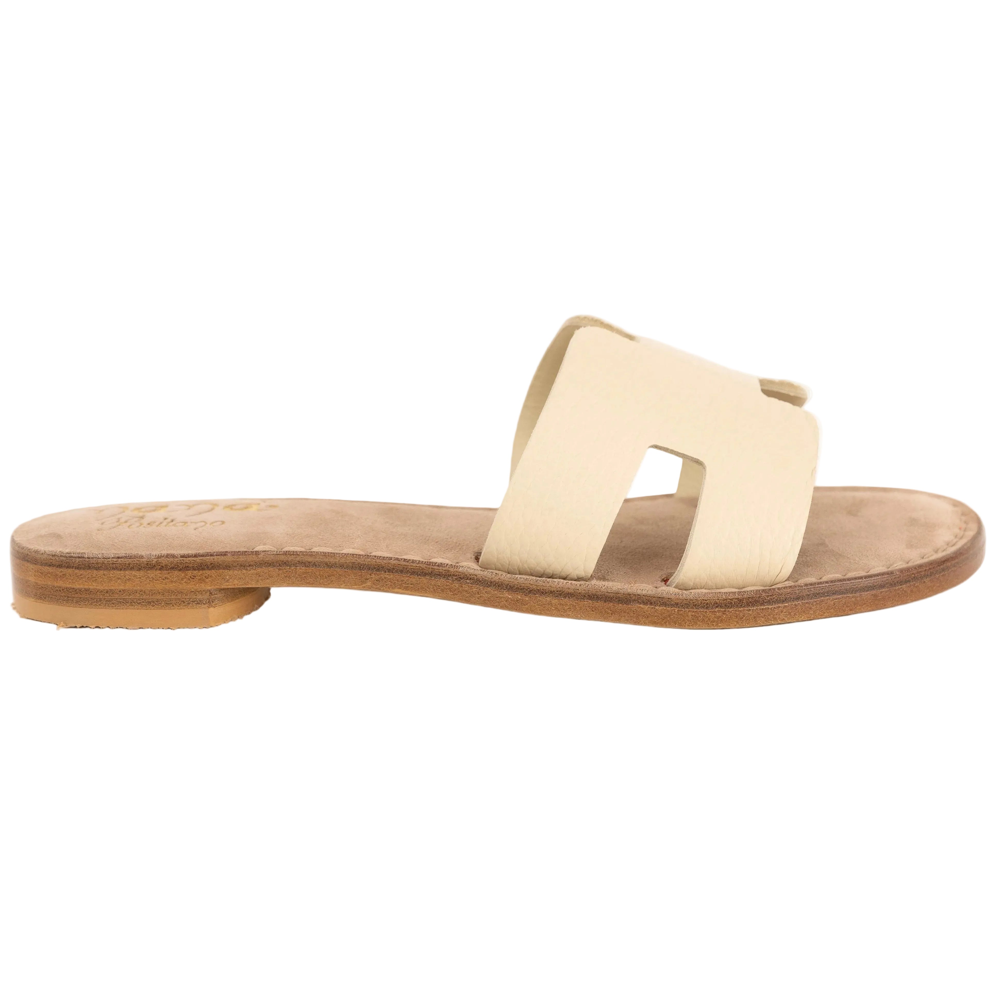 Sandali Positano Deva (Pelle di Cervo) - Nanà Positano | Sandali Artigianali Di Lusso 100% Made In Positano